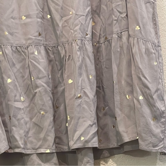 TORRID TAUPE HEARTS CHALLIS LATTICE BACK SLEEVELESS TUNIC TANK 3X - Picture 4 of 10